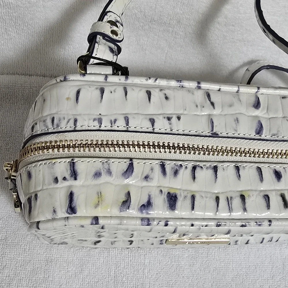 Brahmin Demi Crossbody Bag Marina La Scala Croc Embossed Leather Dillard's Exclu